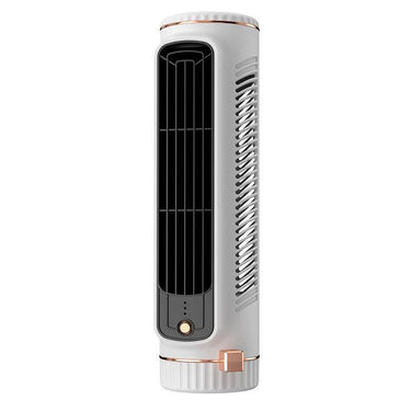 USB Rechargeable Bladeless Tower Fan – Slim & Silent - InspiredGrabs.com